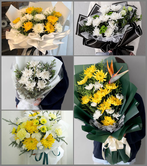 湖南永州祁阳县观音滩镇双同村白事花束代送
